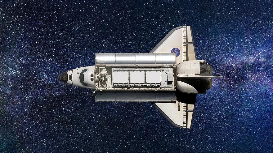 transbordador espacial, esfuerzo, es, espacio, astronave, nasa, vehículo