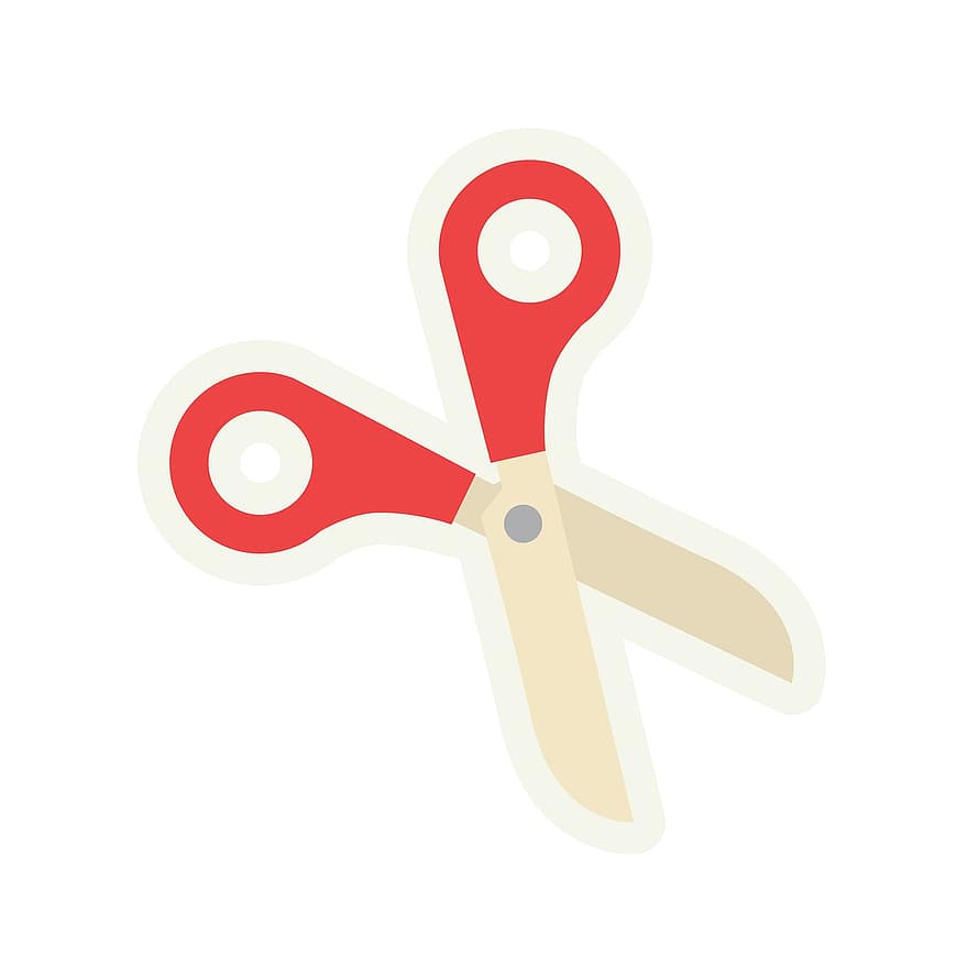 Scissors, Stationery, Cut, Illustration, Kids, Clipart, Graphics, The Classroom, Materials, Teaching Materials, Study Of