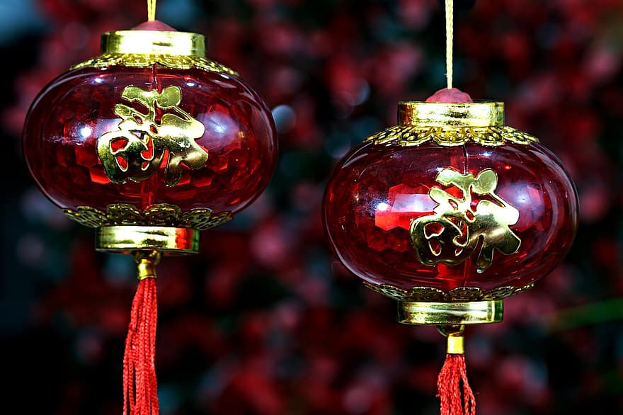 kinesiske lanterner, lanterner, kinesisk nyttår, røde lanterner, Lampion, tradisjonell, kinesisk, kultur, dekorasjon, feiring, kulturer