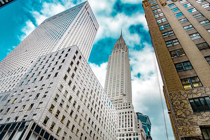 Skyscraper, Manhattan, New York, Usa, Chrysler