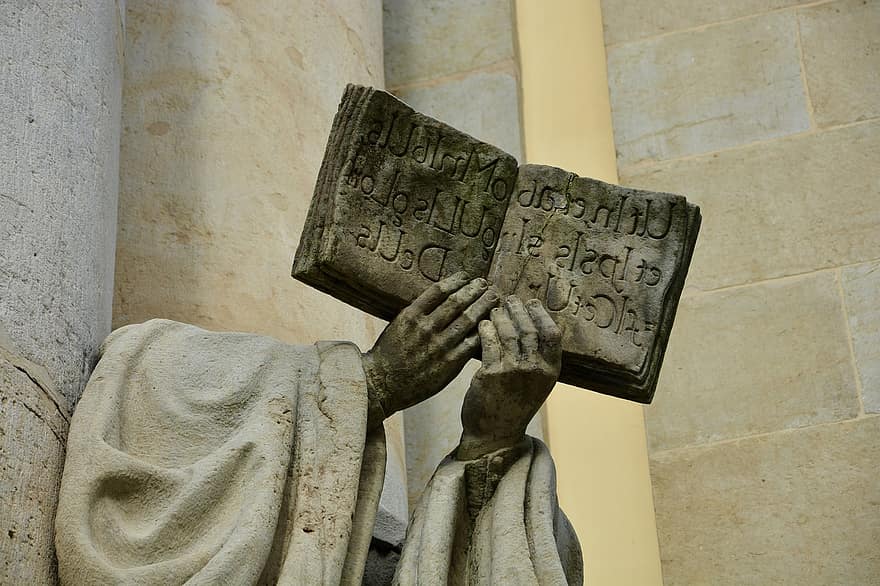 Bible Sculpture, Statue, Religion, Sculpture, Abbey, Monastery, Architecture, christianity, spirituality, cultures, men