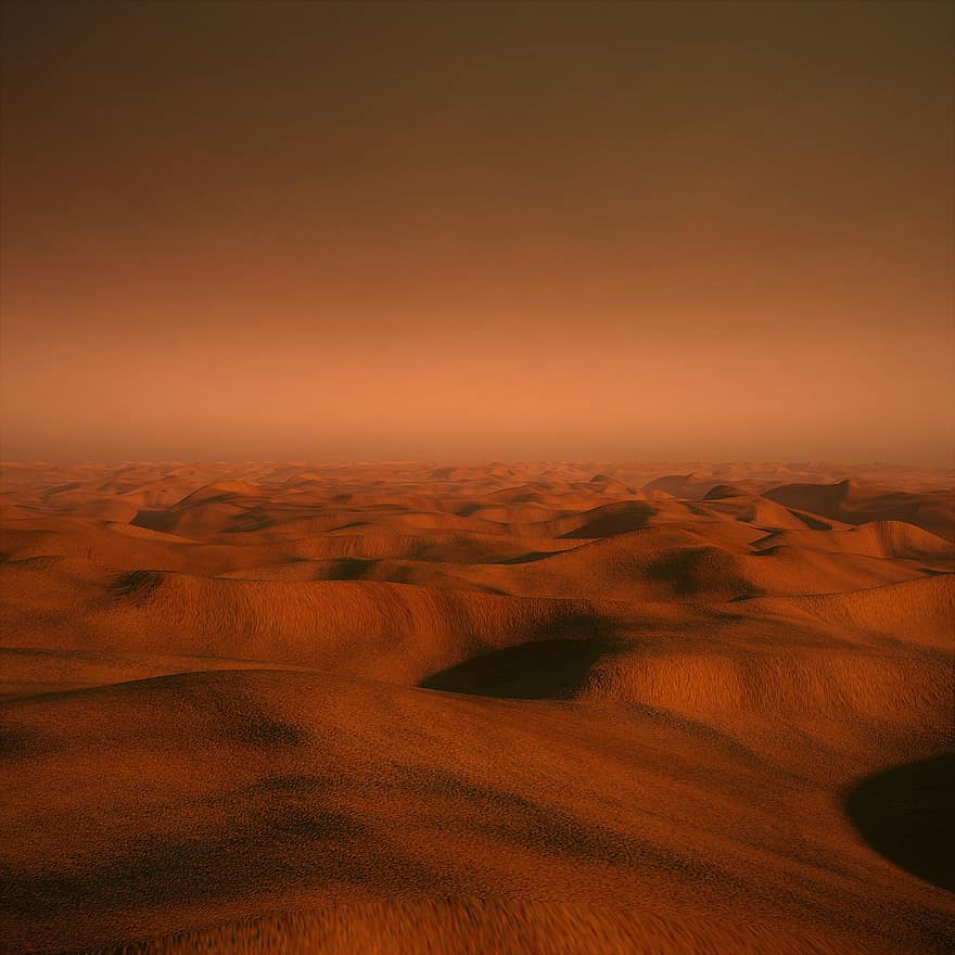 poušť, písek, duny, kopec, suchý, horký, sahara, Příroda