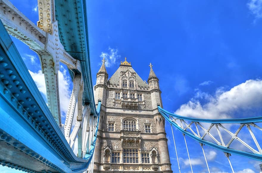 タワーブリッジ、タワー、ロンドン、ランドマーク、ブリッジ、歴史的な、記念碑、建築、構造、テムズ、イングランド