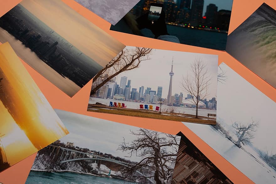 fotografi, erindringer, rejse, Canada, bybilledet, skyskraber, arkitektur, bygning udvendig, by skyline, byliv, bygget struktur