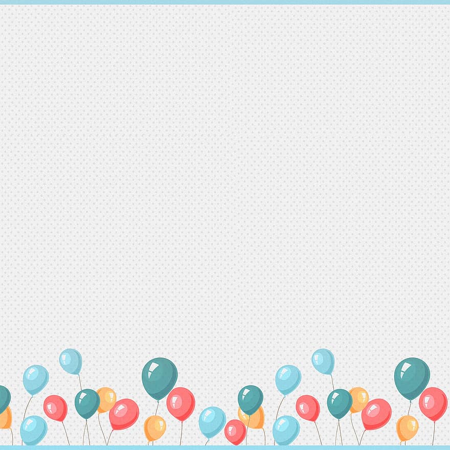 Geburtstag Ballons, digitaler Hintergrund, digitales Papier, Muster, Papier-, Vorlage, dekorativ, Jahrgang, Treffen, Scrapbooking, romantisch