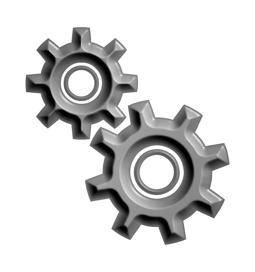 Gears, Process, Cogwheel, Technology, Mechanism