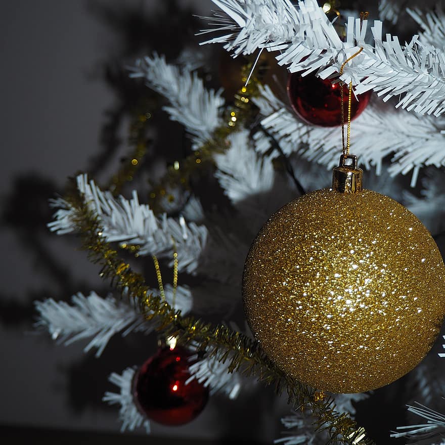 jul, dekoration, sæson, baubles, fest, træ, jul ornament, vinter, juledekoration, tæt på, baggrunde