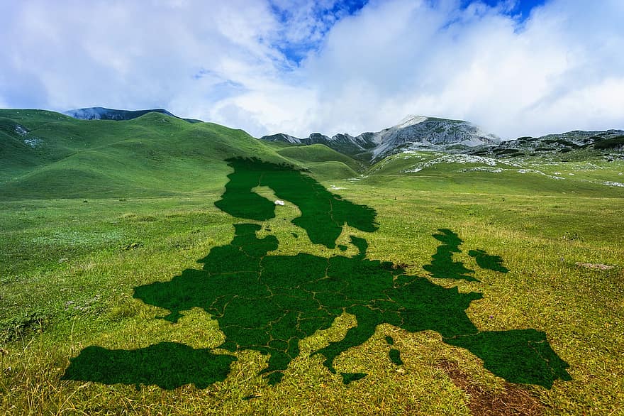 Европа, луг, зеленый, Зеленая сделка, пейзаж, климат, изменение климата, среда, политика, защита климата, экология