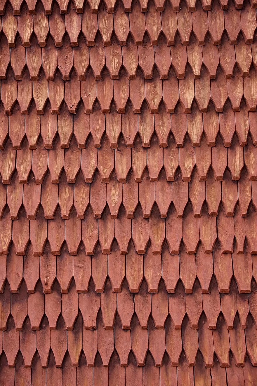 Tiles, Wooden Roof, Shingles