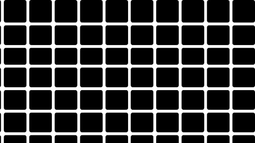 złudzenie optyczne, Wizualna iluzja, iluzja, Szare punkty, białe linie, w ruchu