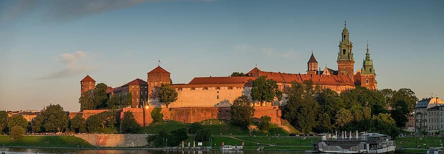 castelo, castelo real de wawel, arquitetura, Palácio, antigo, histórico, herança, ponto de referência, Cracóvia