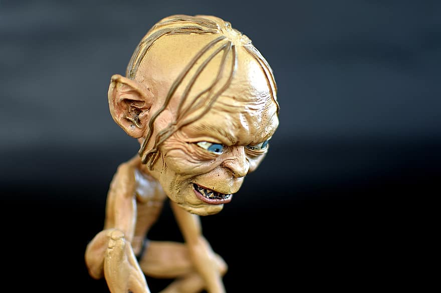 Gollum, Sculpture, Figure, My Precious, The Lord Of The Rings