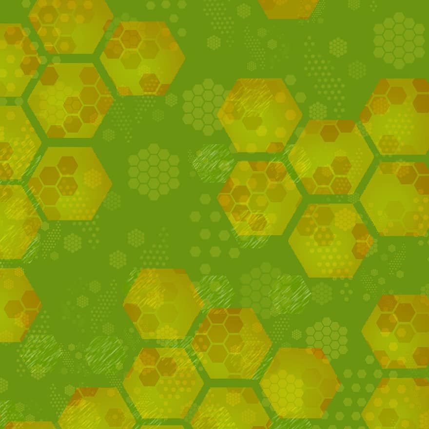 Contexte, nid d'abeille, modèle, fond d'écran, géométrique, hexagone, ruche, décoratif, toile de fond, conception, art