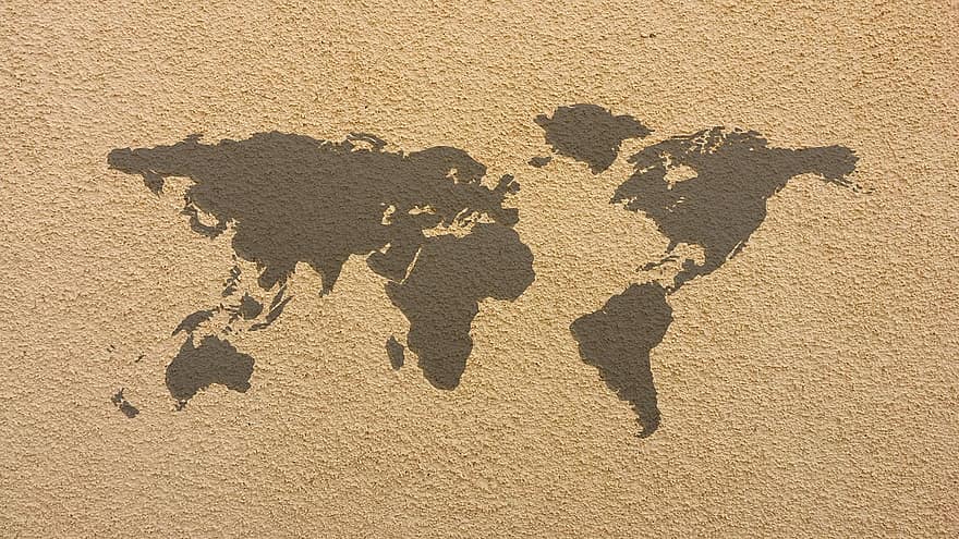 World, Map, Globe, Pattern, Texture, Template, Abstract, Background