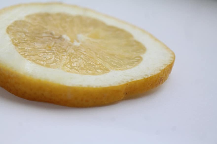 citron, skiveskåret, frugt, gul, mad, organisk, citrus, vitamin c, sund og rask, citron skive, tværsnit