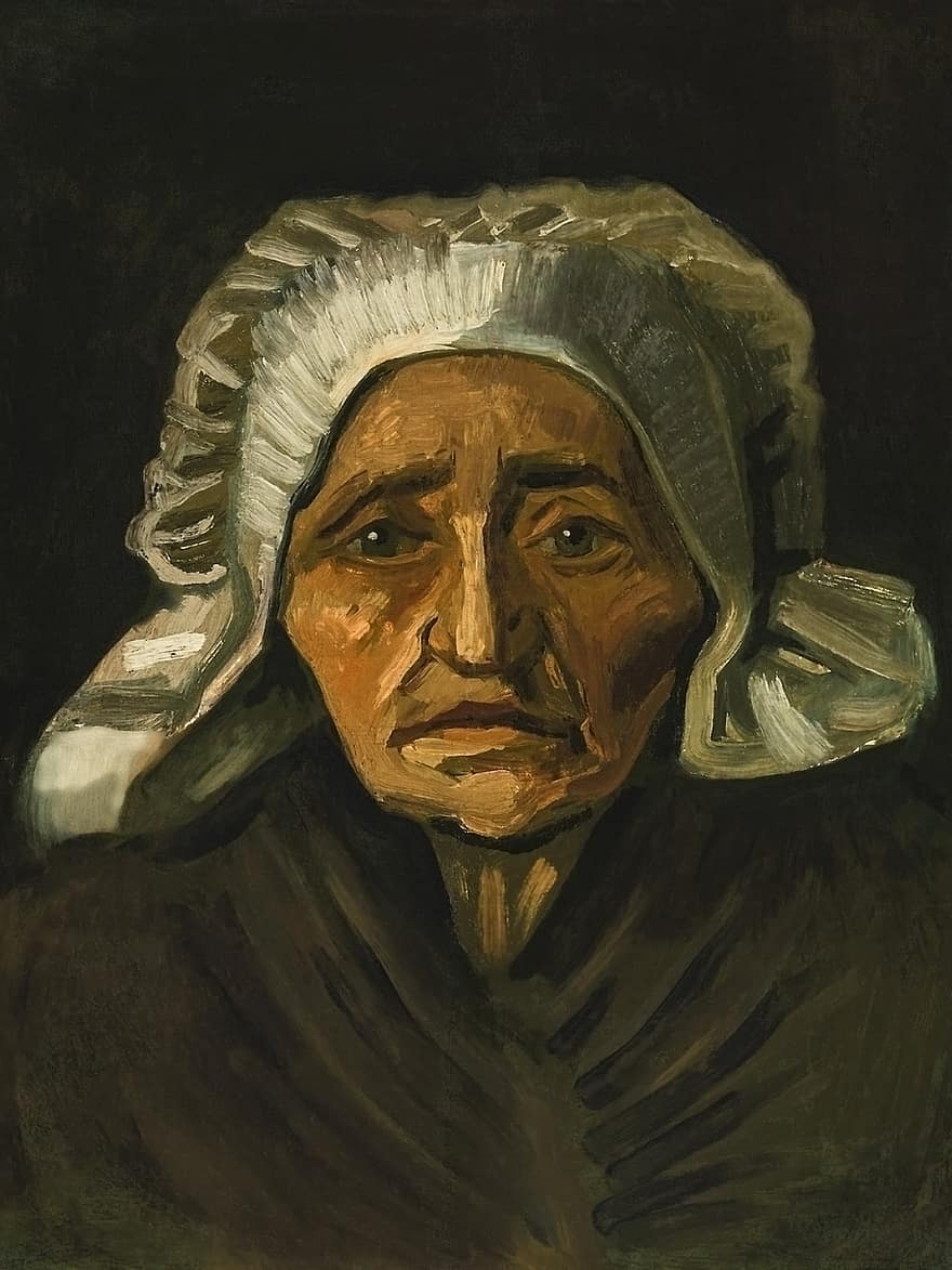 Vincent van Gogh, vanha nainen, Fasaani nainen