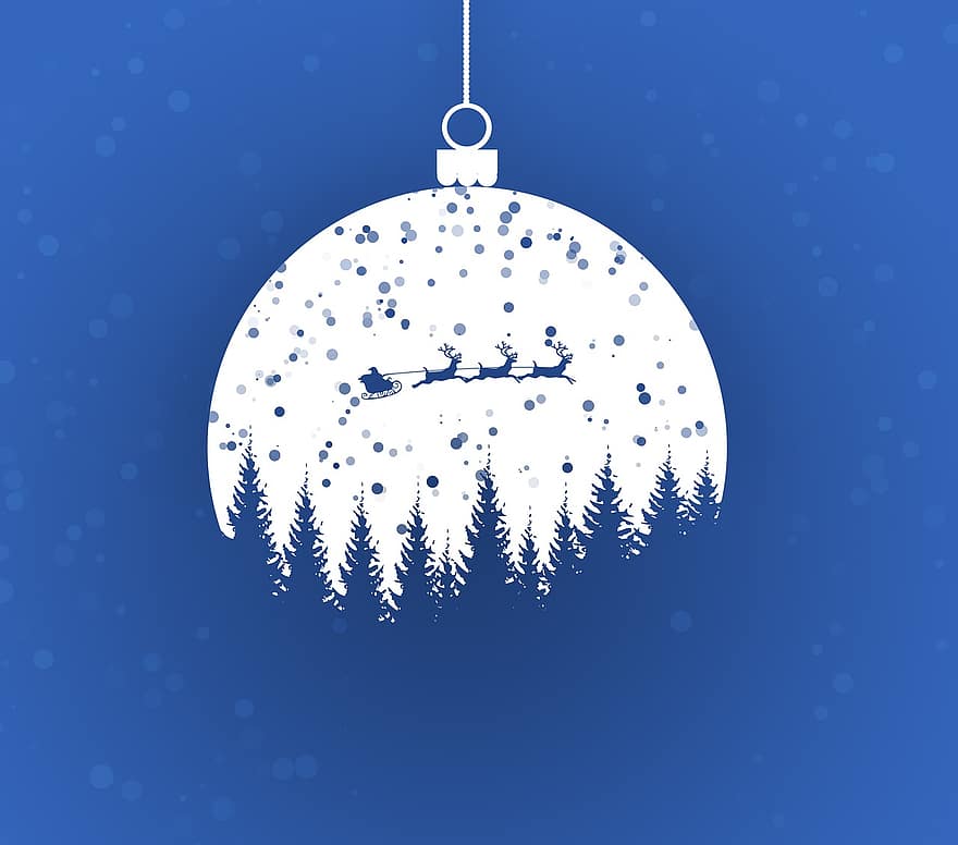 ornamento di Natale, palla, Natale, i fiocchi di neve, decorazioni natalizie, la neve, Avvento, decorazione, inverno, abete, vigilia di Natale