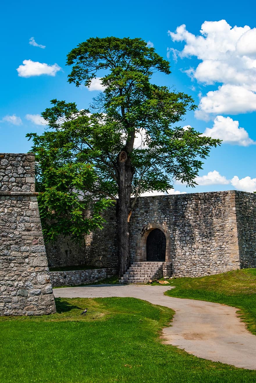 Kastel erőd, erőd, középkori, fal, történelmi, Bosznia és Hercegovina, banja luka, balkán, hd háttérkép