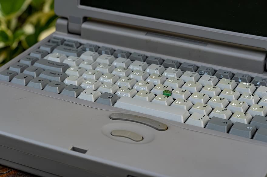 laptop, tastatură, tehnologie, tip, portabil, calculator, a închide, tastatura, cheia computerului, Internet, un singur obiect