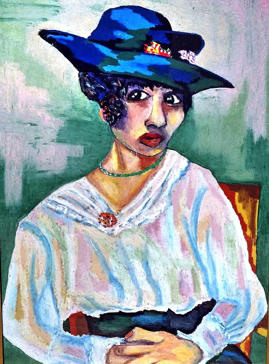 Malowana kobieta, dzieło sztuki, kreatywność