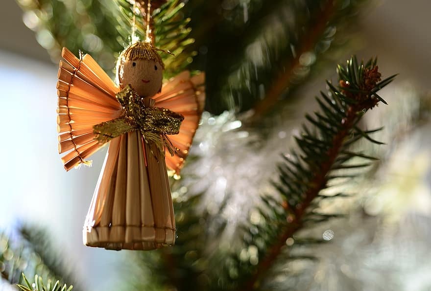 天使、クリスマス、デコレーション、クリスマスの飾り、バックグラウンド、クリスマスの時期、クリスマスの天使