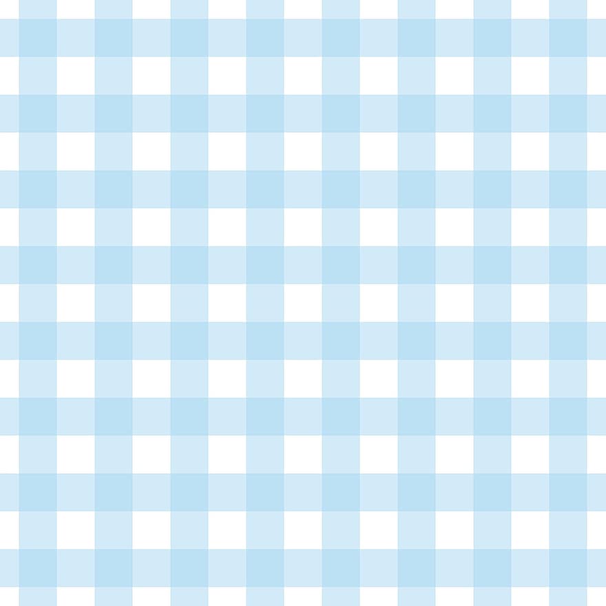 Gingham, Fabric, Check, Seamless, Pastel, Pantone, Print, Trend, Plaid, Waterspout, Blue
