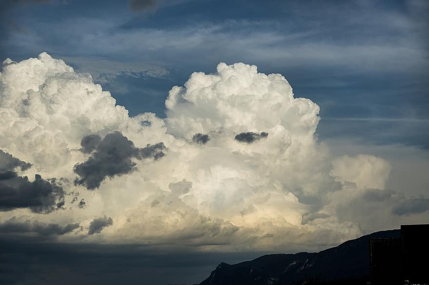 облаци, небе, природа, Cloudscape, картина изобразяваща небе, метеорологично време