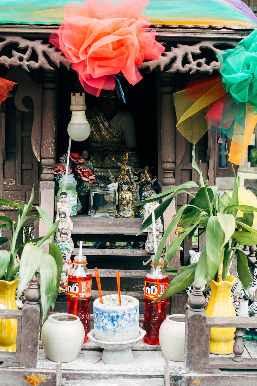 templu, altar, rugăciune, ruga, credinţă, budist, budism, tailandez, Tailanda, Bangkok, Asia