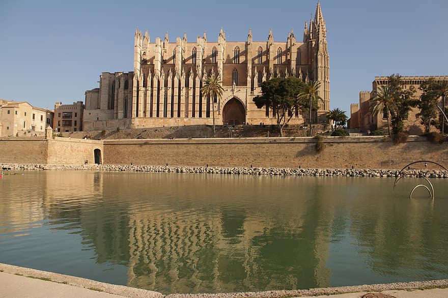 إسبانيا ، كاتدرائية ، السفر ، السياحة ، هندسة معمارية ، مايوركا ، بالما