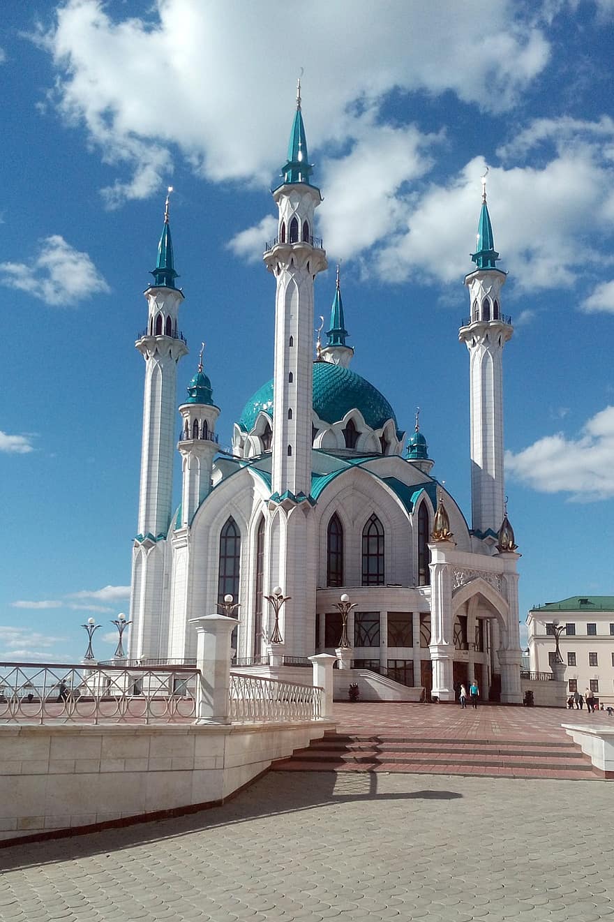 مسجد كل الشريف ، مسجد ، kazan kremlin ، بناء ، هندسة معمارية ، دين الاسلام ، دين ، كازان ، تتارستان