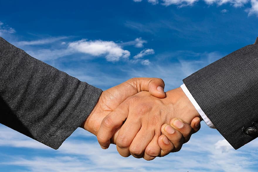 bắt tay, kinh doanh, cộng sự, hợp tác, thỏa thuận, đội, cùng với nhau, Lòng tin, quan hệ đối tác, hữu nghị, doanh nhân
