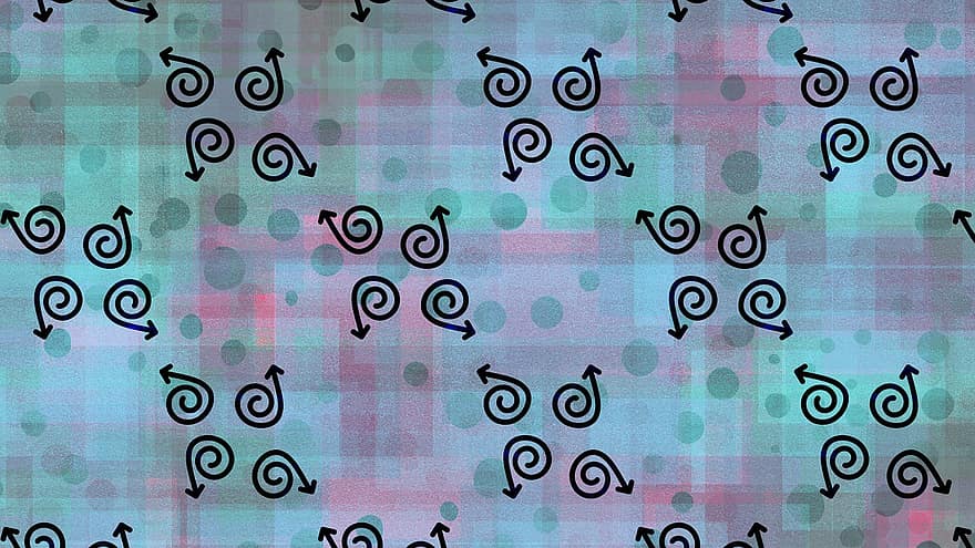 Spiral Arrows, Background, Colorful Background, Psychedelic Background