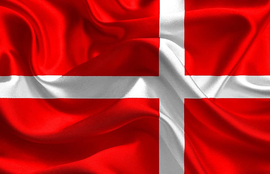 bandiera, Danimarca, nazione, nazionale, sfondo, nazionalità, immagine di sfondo, simbolo, Cruz, paesi, bianca