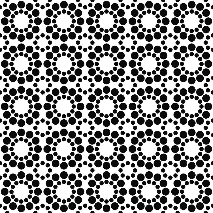 Muster, nahtlos, einfarbig, Schwarz und weiß, nahtlose Muster, dekorativ, Design, Hintergrund, schwarz, Weiß, Fliese