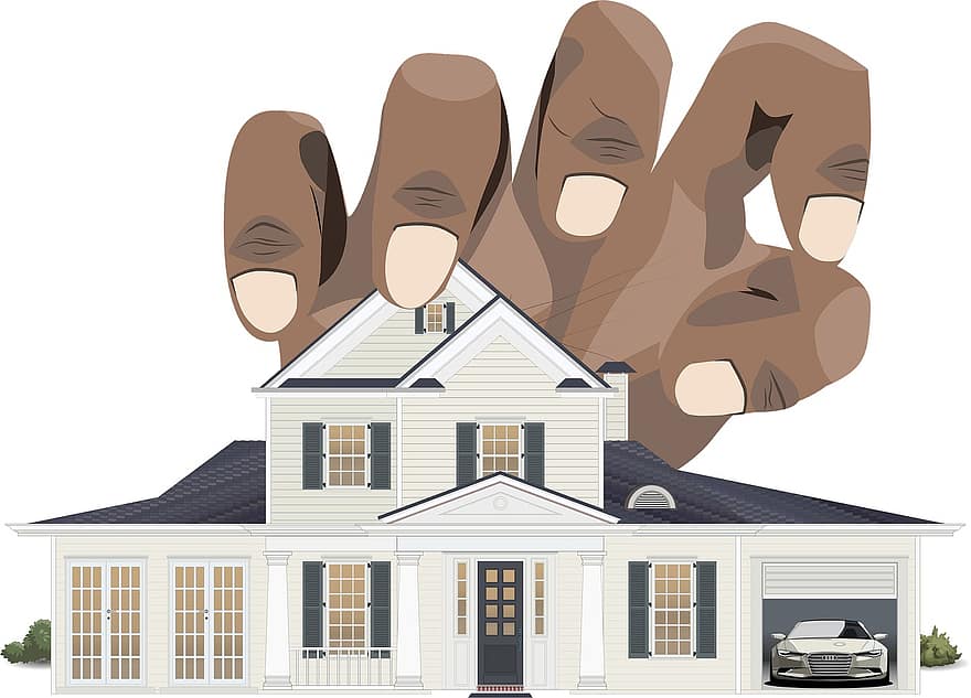 konfiskation, hus, bil, auto, ejendom, afskærmning, finansiere, Tilskud, pant, finansiel, lån