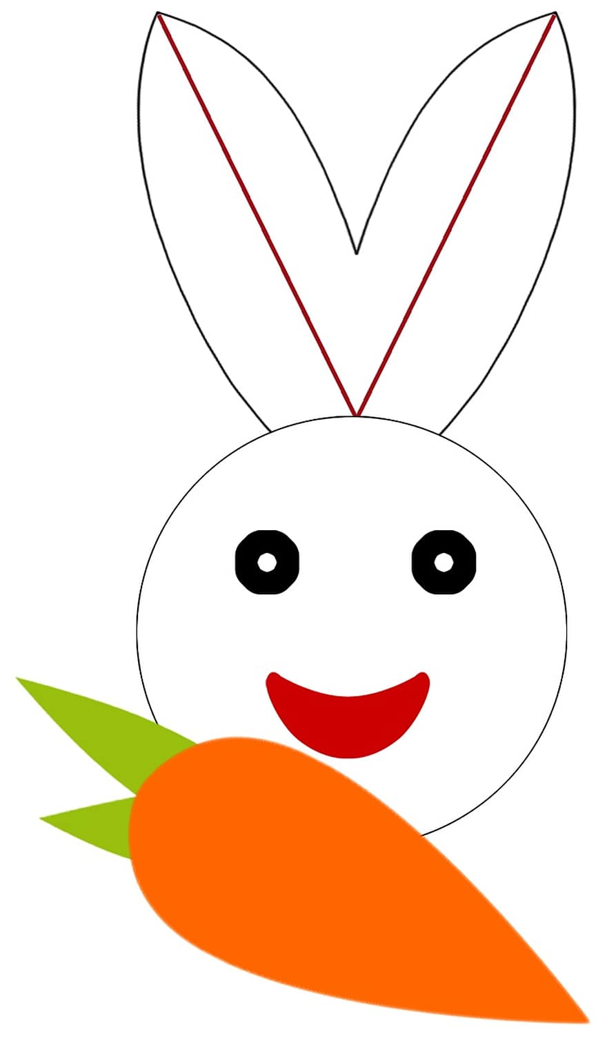 кролик, заяц, морковь, овощной, корень, животное, овощи, культивировать, питание, мощность