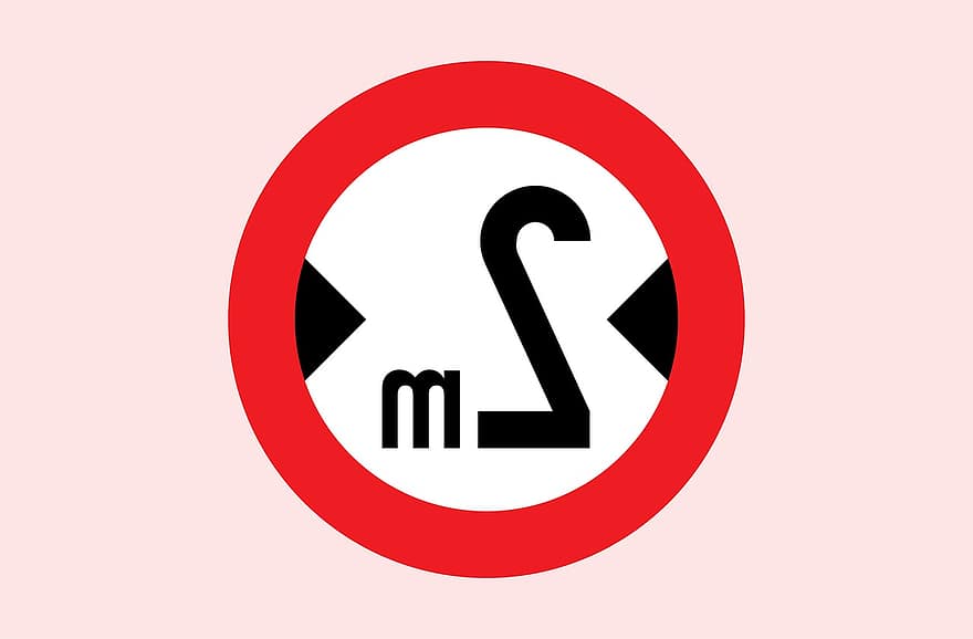 Attention, Traffic, Road, Sign, Maximum, Width, Caution, Warning, Driving, Car, Tunnel