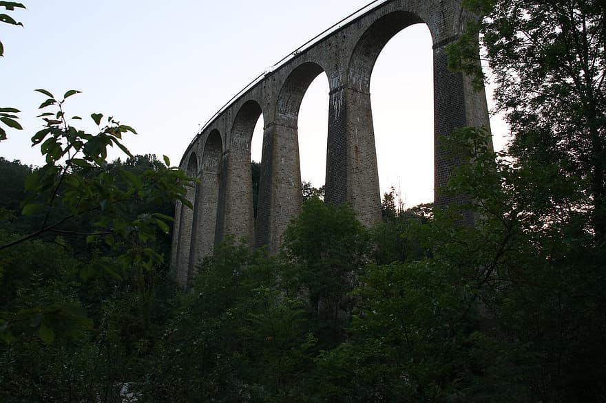 Viadukt, Zug, Transport, Gard, Brücke