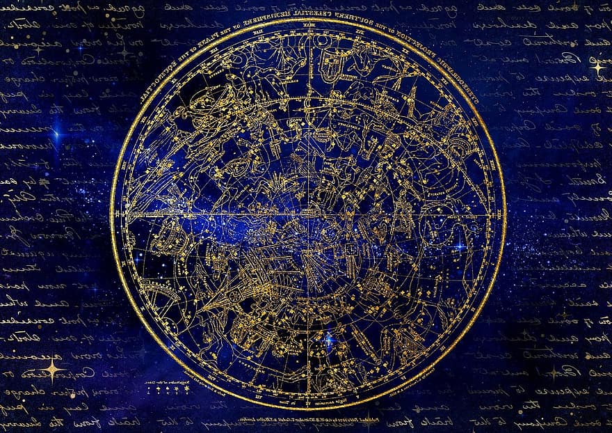 sydlige halvkugle, konstellationer, antik, Alexander Jamieson, stjernetegn, Stjerneatlas, horoskop, astrologi, ny tidsalder, konstellation, astronomi