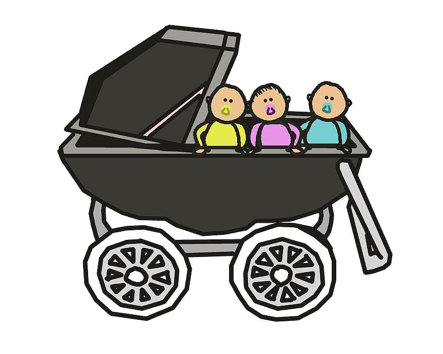 đứa bé, đứa trẻ, trẻ sơ sinh, em gái, Anh trai, Mọi người, người, xe đẩy, pram, sinh nhật, vòi sen