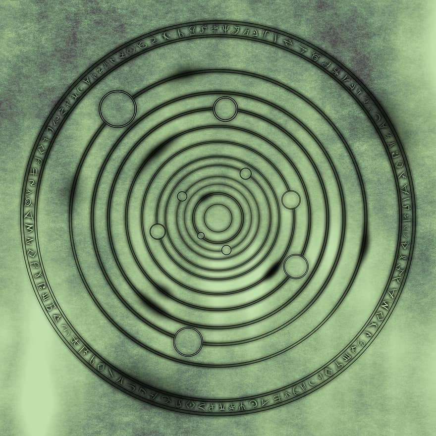 rune, geometri, hellige, mystiker, esoterisk, alkymi, spiritualitet, mysterium, åndelig, gammel, magi