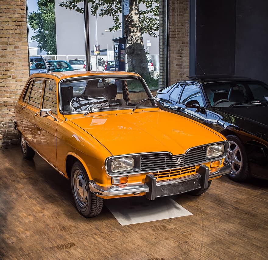 Renault 16, bil, renault, R16, antik bil, gammaldags, fordon, klassisk bil