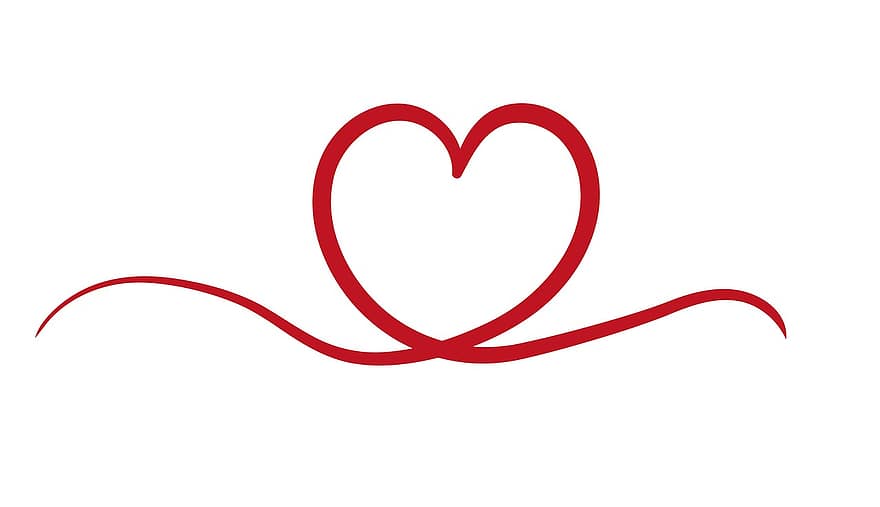 jantung, cinta, hari Valentine, clip art