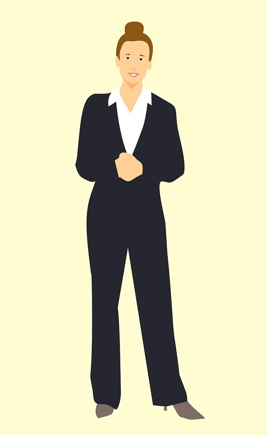 Businesswoman, Women, One Woman Only, Cut Out, Standing, Full Length, Suit, African Ethnicity, Business, Business Person, Professional Occupation