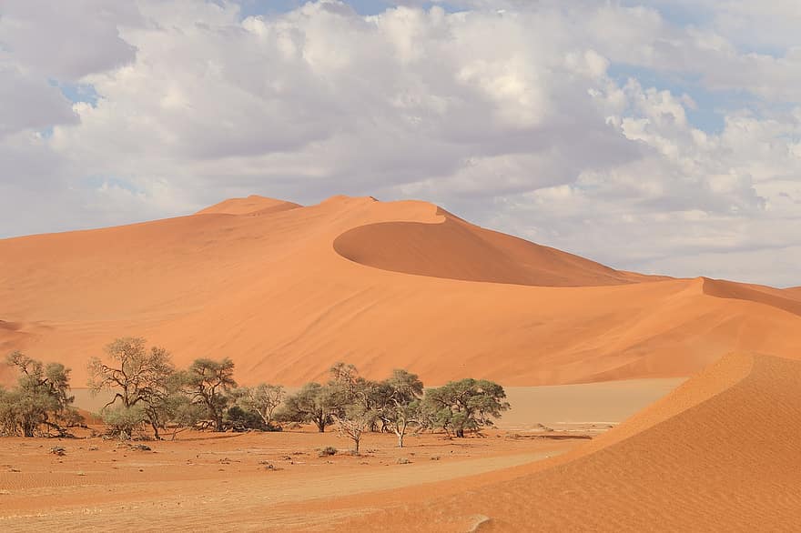 sossusvlei, namib, namibie, písečná duna