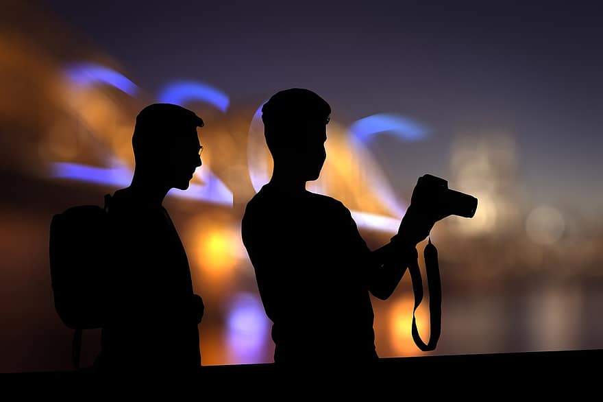 Photographer, Silhouette, Photography, Ability, Camera, Taking Photos, People, Background, Year, 2022, New Year's Day