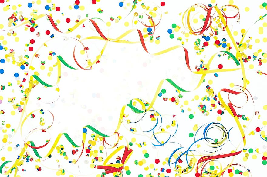 вимпел, конфети, украса, цветен, хартиени змии, с пръстен, карнавал, fasnet, навечерието на Нова Година, страна, partyaritkel