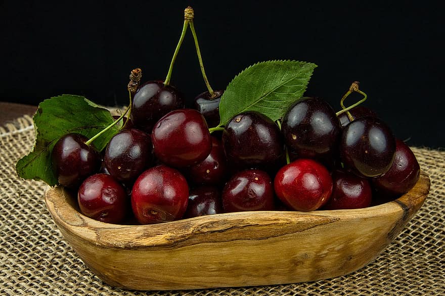 Cherries, Fruit, Nature, Red, Food, Fruits, Ripe, Healthy, Summer, Garden, Nutrition