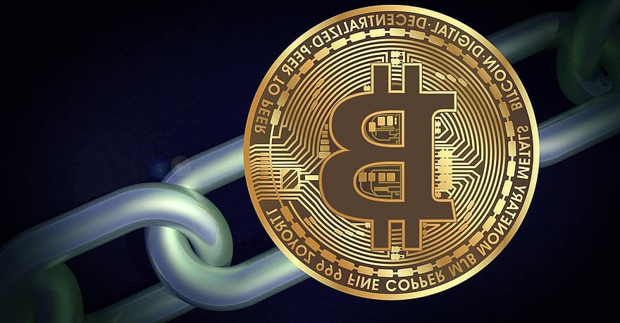 Blockchain, Bitcoin, Währung, Finanzen, Krypto, Kryptowährung, Zahlung, Technologie, Sicherheit, sicher, Kette