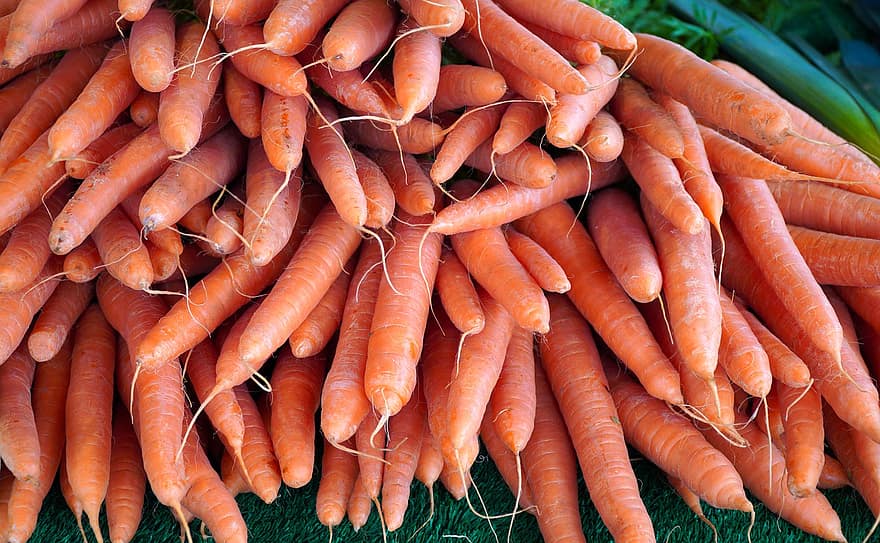 моркови, зеленчуци, храна, жътва, продукция, органичен, здрав, хранене